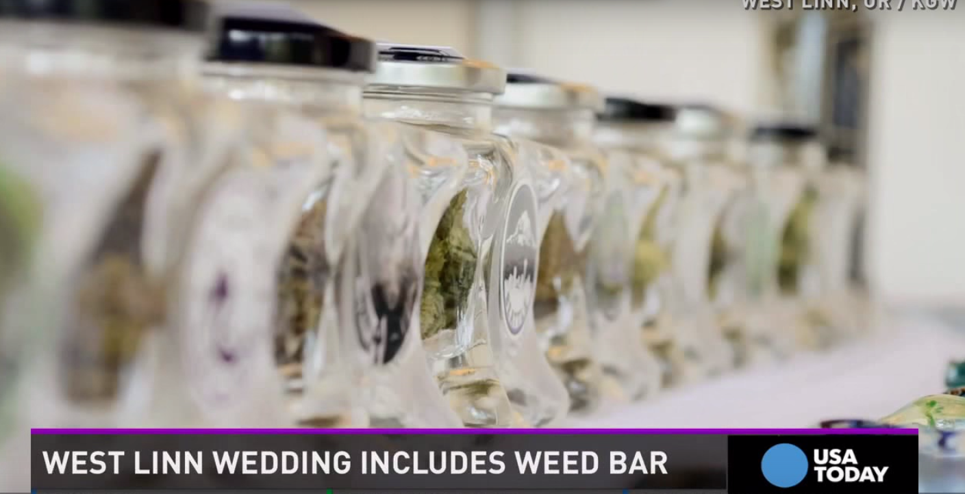 A New Twist To Weddings The First Ever Weed Bar
