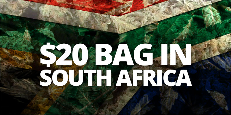 What A 20 Bag Of Weed Looks Like In South Africa