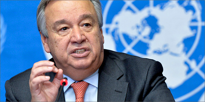 Former Portugal Prime Minister Antonio Guterres UN Just Called For Worldwide Drug Decriminalization