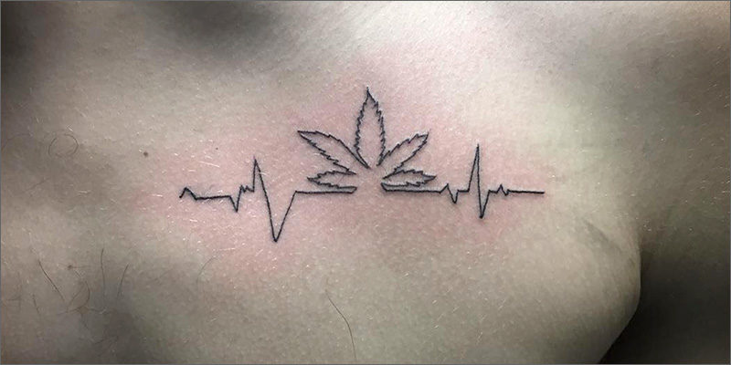 10 Cool And Classy Weed Tattoos