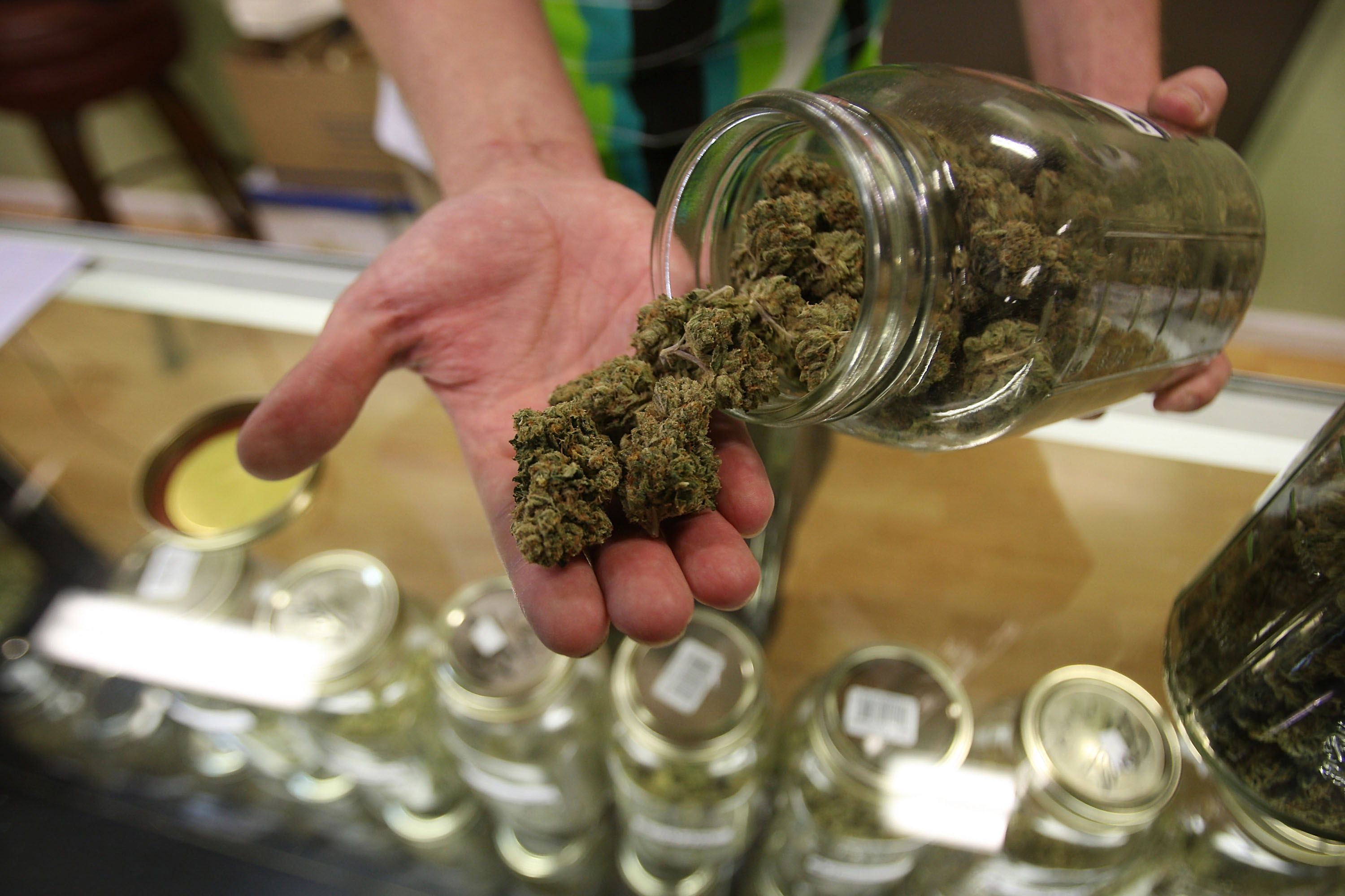 GettyImages 91997107 Legal Marijuana Dispensaries and Growers Are Still Being Denied Bank Accounts and Business Loans