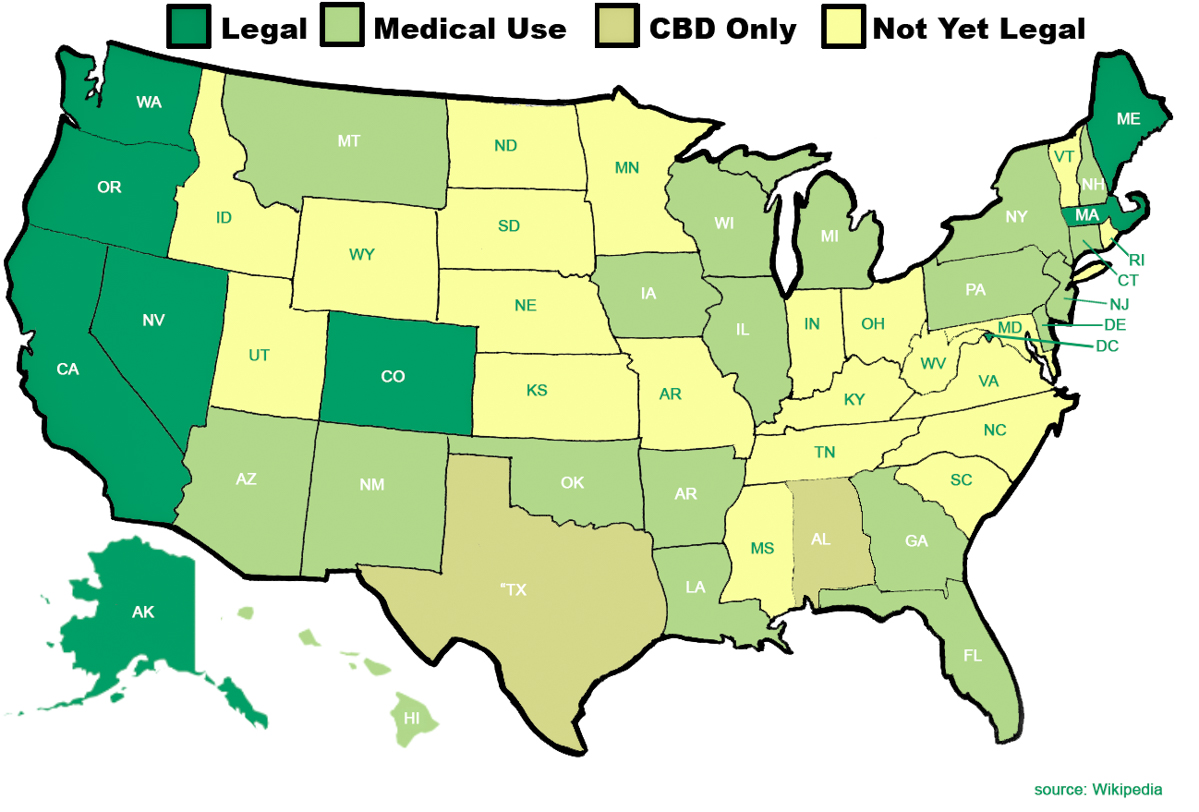 Where Is Marijuana Legal In The U.S.A.? The Definitive Guide To Weed